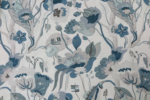Baker curtain fabric - &, j