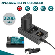 2x Battery DMW-BLF19 BLF19E +