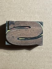 Vintage Wooden Letterpress