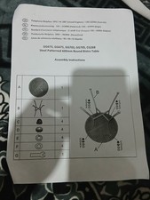 Bolero Patterned Round Bistro