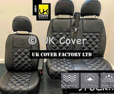 Ford Transit MK7 2006+ Van Seat Cover - Premium blue ford Bentley