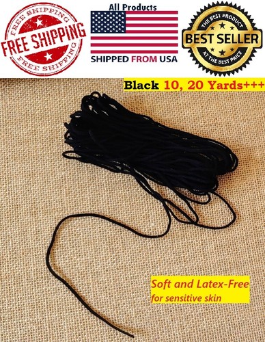 3mm round soft elastic - round,