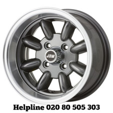 13" Alloy Wheels Vauxhall MG VW Imp x 4 wheels / Minilight (NEW)