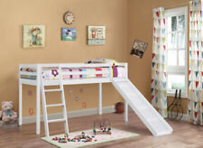 3ft Wooden Mid Sleeper Various Colours With Slide And Mattress Option