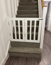 Bespoke stair gate, Baby gate, Pet gate, Made to measure, Stair Gate. Bi-Folding