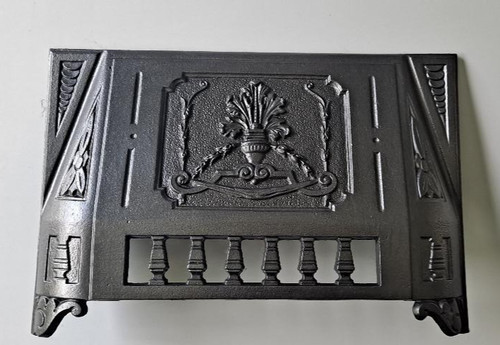Fireplace canopy cast - cast, iron