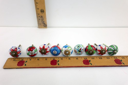 Lot hand painted ceramic - of,
