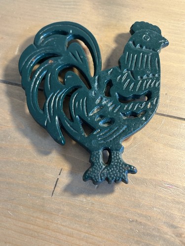Vintage cast iron rooster - vintage,