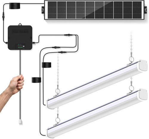 Solar shed light with pull - shed,