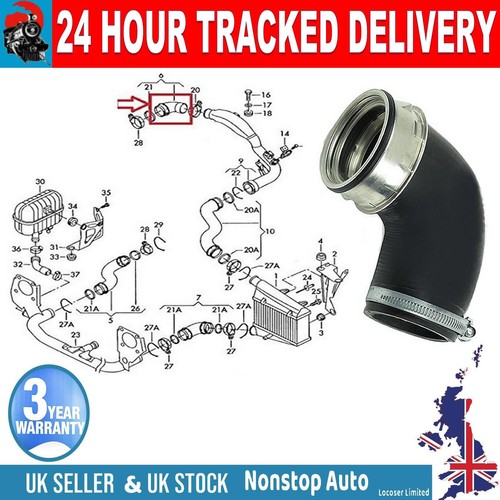 Turbo intercooler hose - intercooler,