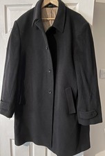 M&S Collezione Coat Cashmere Men’s Overcoat Black