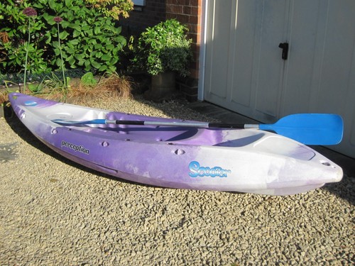 Sit top kayak perception - on,