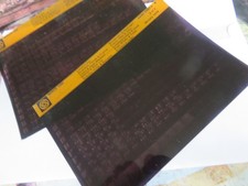 AUSTIN 3 LITRE PARTS MICRO FICHE SLIDES SET OF 2