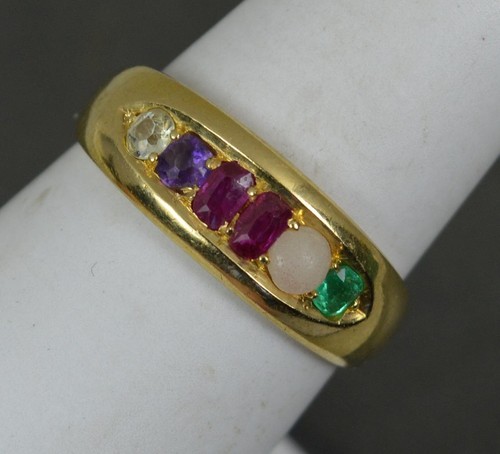 Victorian 18ct gold multi - victorian,