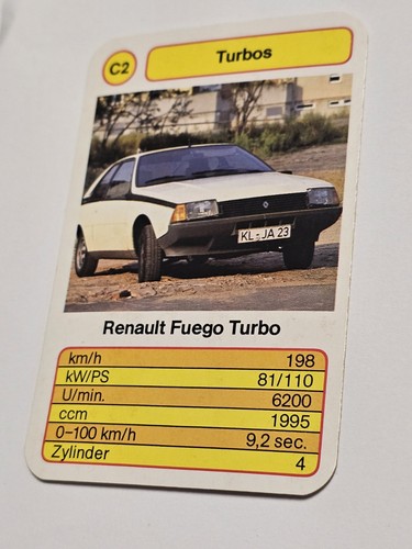 Renault fuego turbo - c2,