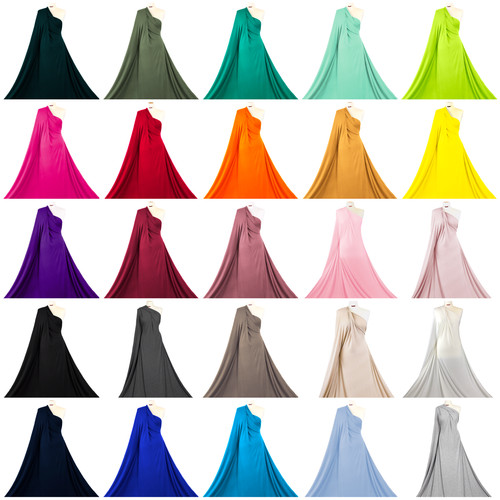 Viscose jersey fabric way - viscose, 4