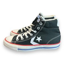 Converse Star Player EV Mid Black White Red Mens Size 6 Womens Size 8 Box