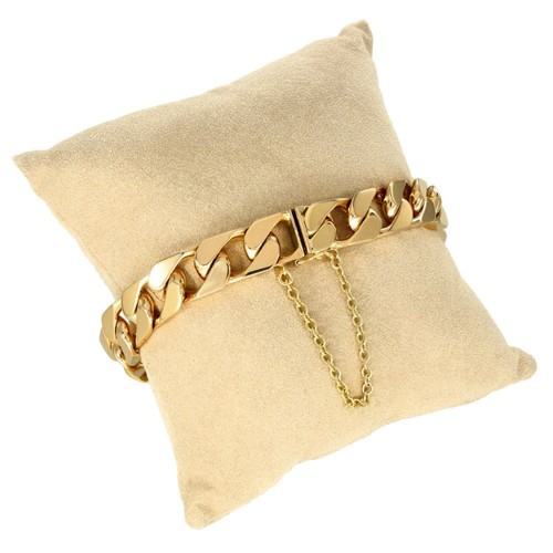 9ct yellow gold heavy - heavy, curb