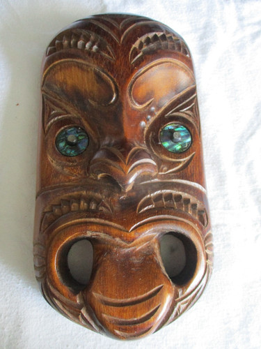 Vintage maori face mask - vintage,