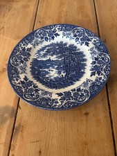 Broadhurst English Ironstone Blue And White Plate