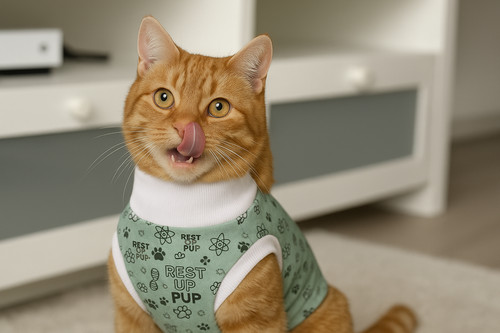 Burmese cat surgery suit - burmese,