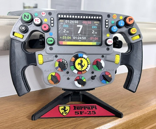Ferrari 2025 f1 steering - sf-25,