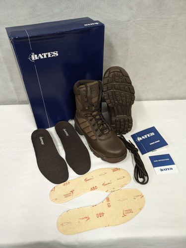 Bates brown leather combat - brown,