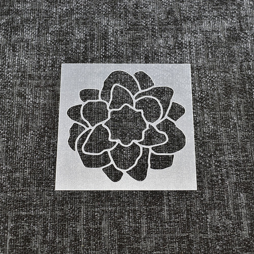 Flower stencil design - stencil,