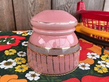 VINTAGE ART DECO GLASS PINK &