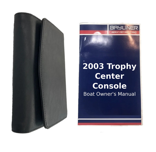 Boat owner manual for - boat, owner's
