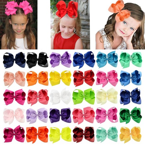Large inch girls big bow - girls,