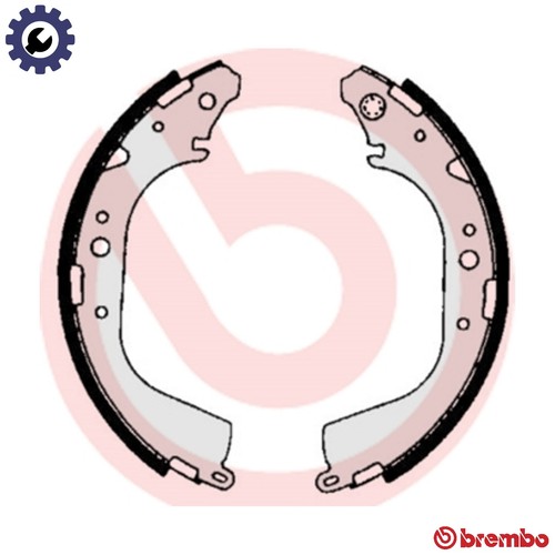 Brake shoe set - 530, for