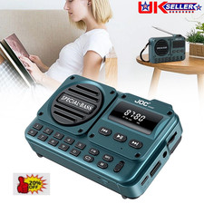 Portable AM FM Rechargeable DAB FM Radio Digital Stereo Speaker Player 1200MAh