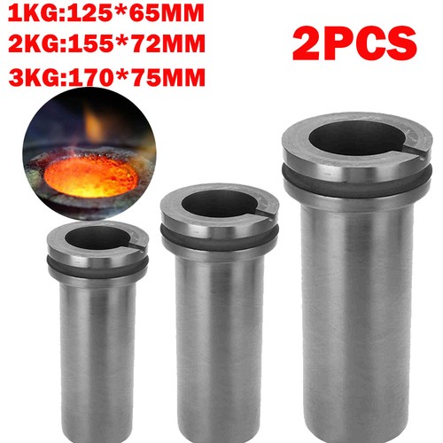 2pcs graphite crucible 3kg - crucible, 1/2/3kg