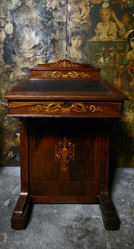 Antique vintage kids mahogany - antique,