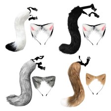 Cat Fox Ears and Tail Set Ear