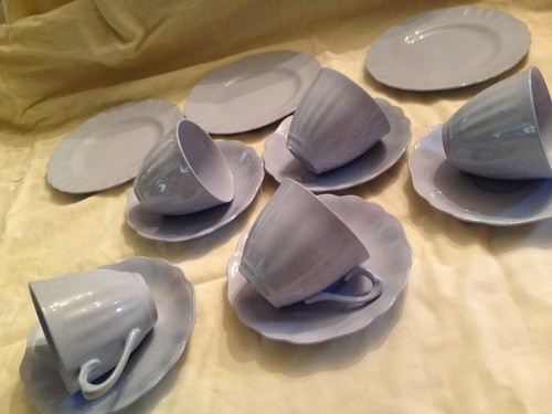 Vintage blue meakin - blue, glamour