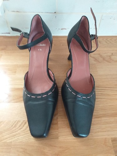 Smart clarks black leather - smart,