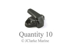 Black nylon lacing hook