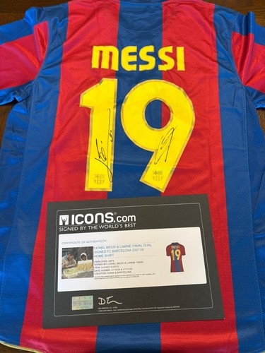 Messi yamal rear signed - messi/yamal,