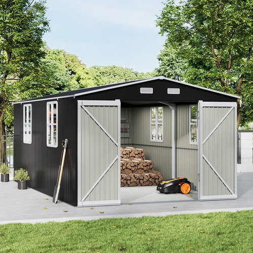 Metal garden shed 12 - garden, 16