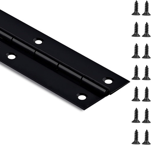 Black piano hinge inch - inch, x