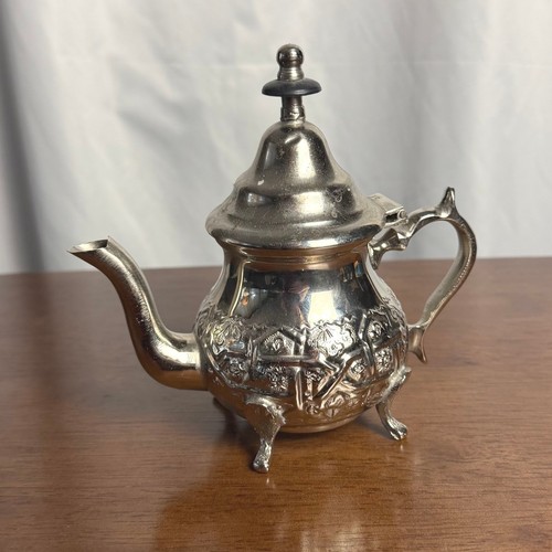Vtg moroccan silver plate - moroccan,