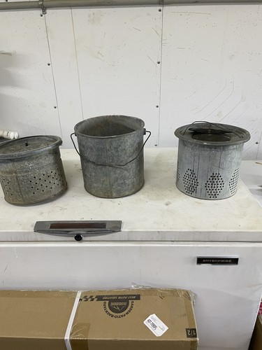 Vintage galvanized metal - vintage,