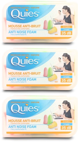 Quies anti noise foam ear - foam,