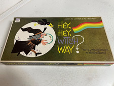 HEY HEY WITCH WAY Board Game - 1969 - Vintage - Complete Original NM