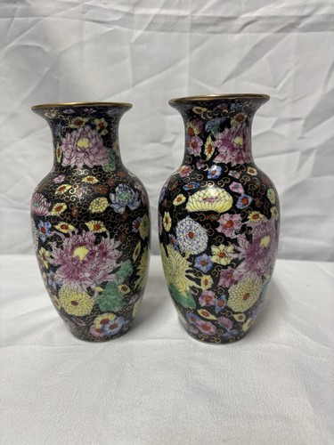 Hand painted pair chinese - painted,