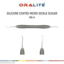 Silicone Coated Micro Sickle Scaler MS-A Dental Periodontal Instrument Ergonomic