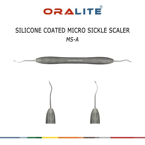 Silicone coated micro sickle - coated,