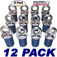 12 PACK Fits POLARIS RZR Lock and Ride ATV Tie Down Anchor Cargo Hook Sportsman